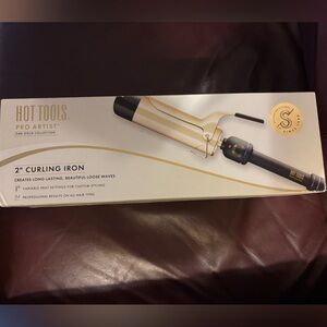 Hot Tools 2 inch curling Barrel 24k gold collection